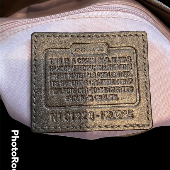 Coach Ashley Metallic Bag - Picture 4 of 7